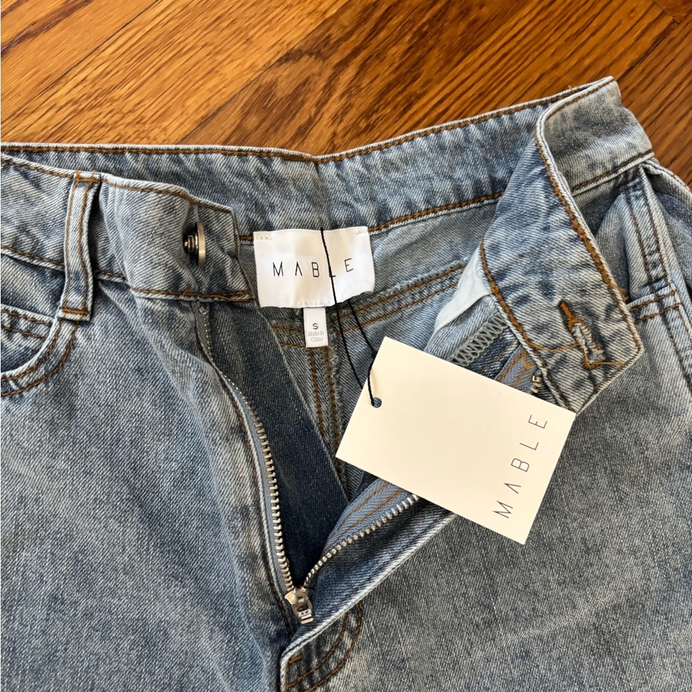 MARBLE Women's Blue Flare Jeans